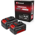 Einhell Orijinal 18 V 4,0 Ah Twinpack Akü PXC 4511489 | 2 adet akü Set | 900 W | PXC | Li-ion | ABS | LED gösterge | şarj cihazı dahil değildir