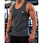 Sapeur Erkek Sporcu Atlet - Nefes Alabilir Fit Kesim, Gym & Fitness Tanktop