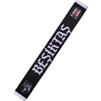 Krtlyvs Beşiktaş Saten Atkı 11 26Y Unisex Siyah Renkli Taraftar Aksesuarı