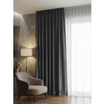 Miabella Home Mr.stock Antrasit Blackout Işık Geçirmez Güneşlik Fon Perde Tek Kanat - 12189