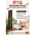 Matatabi Cats  3 Lü Küçük Kedi Kemirme Çubuğu Doğal diş fırçası,doğal Kedi Oyuncağı 12 cm Eğlenceli Kullanım