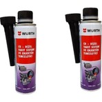 Würth 2’li Dizel Enjektör Temizleyici Seti 300 ml Yakıt Katkıları ile Etkili Temizlik