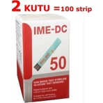 Ime-Dc 100 Adet Seker Ölçüm Strip Çubuğu Ergonomik Tasarım ile Konforlu Kullanım Sunar