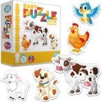 Circle Toys Çiftlik Hayvanları Baby Puzzle 27 Parça 2 - 4 Yaş Eğitici ve Eğlenceli Tasarım