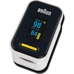 Braun YK-81CEU Pulse Oksimetre Nabız ve Oksijen Ölçer Siyah Renkli CE Uygunluk Sembolü ile
