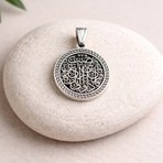 Ebrar Silver Gümüş Inşirah Suresi Kolye Ucu Mat 925 Ayar Gümüş Inşirah Suresi Yazılı Unisex Kolye Ucu