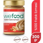 Wefood Şeker İlavesiz Sade %100 Fıstık Ezmesi 300 gr  8682392174013