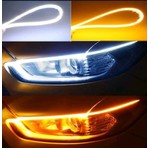 Boğaziçi Kayar LED Far Kaşı 60 cm Beyaz Renk Sinyal Özellikli Modern Tasarım