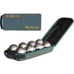 Delta Çantalı Metal Bocce Seti 8 Toplu Spor Yarışmaları İçin Uygun Hafif ve Taşınabilir Set