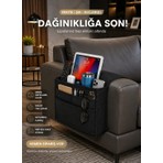 Uydee Yan Sehpa Kumandalık Koltuk Kenarı Organizer Koltuk Kenarı Düzenleyici Koltuk Yanına Düzenleyici Koltuk Kenarı Organizer Kumandalık Telefonluk Çok Gözlü Kanepe Yanı Düzenleyici Saklama Cebi
