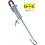 YUMA OTO EMNİYET KİLİDİ Pedal ve Direksiyon Kilitleyici 2 Anahtarlı Güvenlik Çözümü