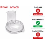 Arnica Prokit 444 Mini Mutfak Robotu Hazne Kapağı