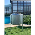 Torch Bahçe Şöminesi Paslanmaz Çelik Ateş Çukuru Şık ve Sağlam 46 x 30 x 55 cm Ebatlar