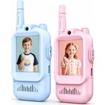 Raylax Video Walkie Talkie Çocuk Telsizi – Şarjlı İnterkom Oyuncak Çok Renkli 2’li Paket