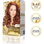 Maxx Deluxe Golden Beauty Set Saç Boyası 8.45 Tarçın Bakır