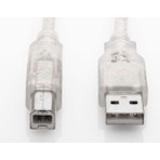 S-Link Sl-U2007 S-Lınk 7 Metre Usb 2.0 Şeffaf Yazıcı Kablosu