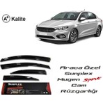 Fiat Egea Cam Rüzgarlığı Sunplex Mugen Tip Siyah 4'lü Uyumlu Marka Fiat