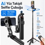Bubitechh C22 Yüz Takipli Gimbal Tripod 360° Döner Selfie Stabilizer