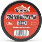Kudos Green 10M Coated Hooklink 25LBS Çeker