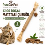 Purecanpati Matatabi Çubuğu (Mısır Kabuğu,hasır Ip,matatabi Meyveli)