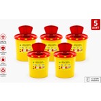 Telkar 1,5 Lt Tıbbi Atık Kutusu 5 Adet