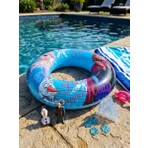 Lutara 50 cm 1-4 Yaş Figürlü Desenli Çocuk Simidi Deniz Havuz Yaz Güneş Bebek Çocuk