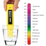 Hubstein Dijital pH Metre Su Sıvı Akvaryum Kalibrasyon 0.01 Hassasiyetinde Kullanım