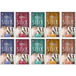 Reflex Stick Kedi Ödülü 3x5 gr 10 Adet Dana Etli Tavşanlı Somonlu Lezzetli Ödül Çubukları