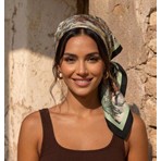 Revam Collection Leopar Desenli Fular Bandana Şal