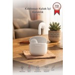 Torima Bluetooth Kulaklık Kulak İçi Tws Kablosuz Kulaklık G70 Beyaz