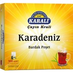 Karali Çay Karali Karadeniz Bardak Poşet Çay 100'lü Kağıt Filtre ile Doğal ve Katkısız Lezzet