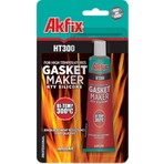 Akfix HT300 Yüksek Isı Silikonu 50 ml Tüp Kırmızı Sıvı Conta