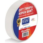 Kraf 5012G Çift Taraflı Köpük Bant 12 mm x 5 mt