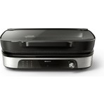 Philips 5000 Serisi Elektrikli Izgara 2400W, Aroma Infüzörü ve Tütsüleyici, 5 Sıcaklık Ayarı, HD6212/90