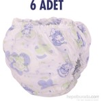 Sevi Bebe Kullan At Alıştırma Külodu 15-20 Kg Renkli 6 Adet Emici Özellikli Desenli