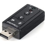 Alfais 4506 7.1 USB Ses Kartı 3.5mm Mikrofon Kulaklık Harici Yüksek Ses Kalitesi