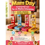Mam Day Hamster , Ginepig , Chinchilla Su ve Yem Mama Kabı. Suluk Dahil.
