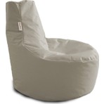 Earmut Lina L Model Ergonomik Armut Koltuk Bej Polyester 80 cm Sırt Yüksekliği İç ve Dış Mekan Kullanımı