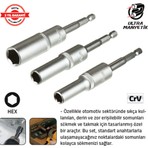 Tomax Bits Saplı Derin Lokma Adaptörü 8 mm Hex