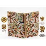 Gofitap Patili Dostlar Kadife Kitap Kılıfı- Premium Kalite- (Saten Astarlı, Dokuma Ayraçlı, Çift Dikişli Dayanıklı Tasarım)