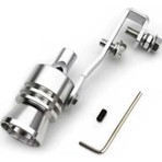 Universal Üniversal Egzoz Islık Aparatı Egzoz Ucu Turbo Sesi Large 29 mm Krom