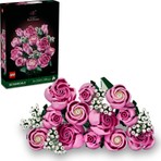 LEGO Botanicals Pembe Gül Buketi 10374 - Yetişkinler için 4 Bahar Çiçeği İçeren Dekoratif Çiçek Modeli Yapım Seti (789 Parça)
