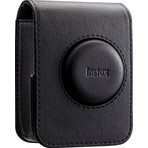 Fujifilm Instax Mini Evo Siyah Deri Çanta - Şık ve Dayanıklı Taşıma Çantası için Özel Tasarım