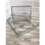 Paşabahçe Premium 2'li Kare Borcam Seti (Büyük + Küçük)
