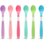 Munchkin Yumuşak Uçlu Renkli Bebek Kaşıkları 6'lı Set 3 Ay+ BPA İçermez Ergonomik Tasarım