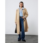 Koton Klasik Yaka Uzun Kollu Oversize Poplin Gömlek