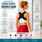 TUMKE Kamburluk Önleyici Omuz Sırt Dik Duruş Korsesi Ortopedik Duruş Düzeltici Kadın Erkek Kifoz Skolyoz