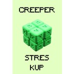 Craftopya Creeper Temalı Sonsuzluk Küpü - Oyuncu Piksel Tasarım Fidget Stres Oyuncağı