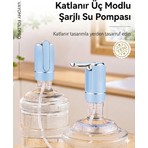 Vayomy Smartfold Katlanabilir Şarjlı Damacana Pompası - Akıllı Ölçülü Otomatik Dokunmatik Su Pompası (Yeni Nesil)