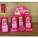 Unibon Barbie Flip Phone Pop Strawberry Lollipop 30 g (1 Adet)